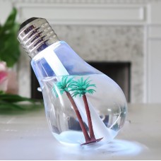 Bulb Humidifier, Unique Creative Bulb Shape 7 Colors Lighted cute Humidifier for Home Office